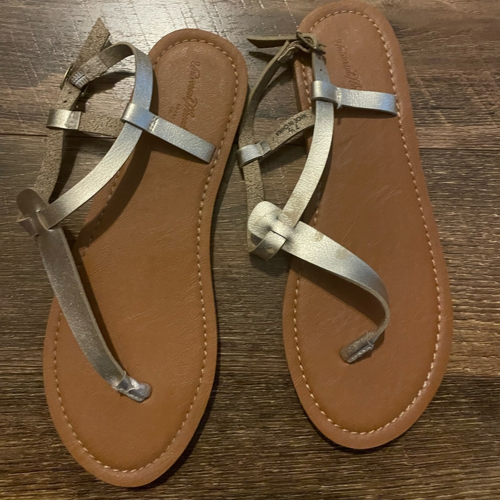 Gold sandals